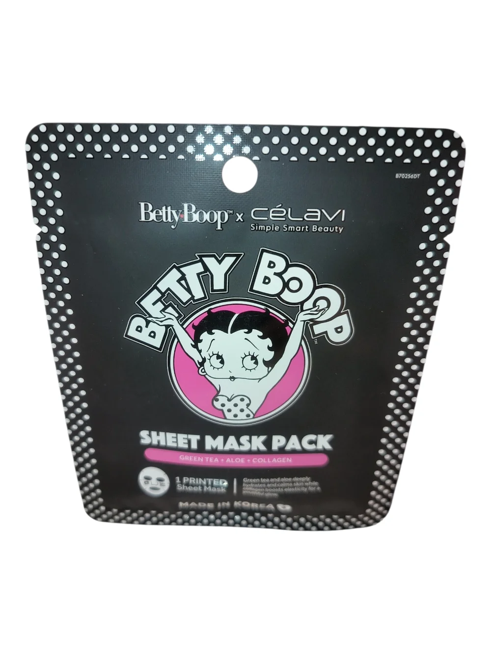 Betty Boop Printed Sheet Mask Duo